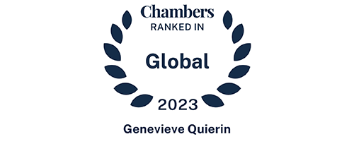 Genevieve Quierin - Ranked in - Chambers Global 2023